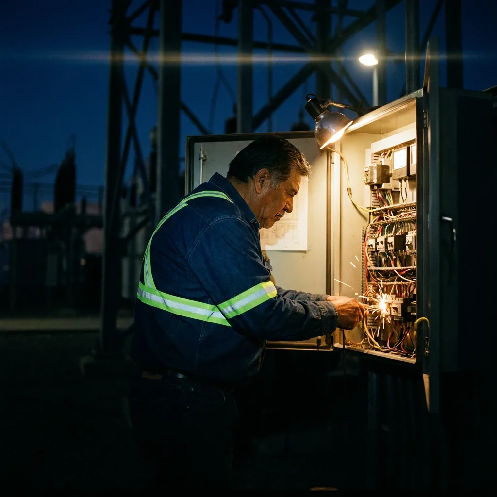 Ropa de trabajo de mezclilla para eléctrica y mantenimiento